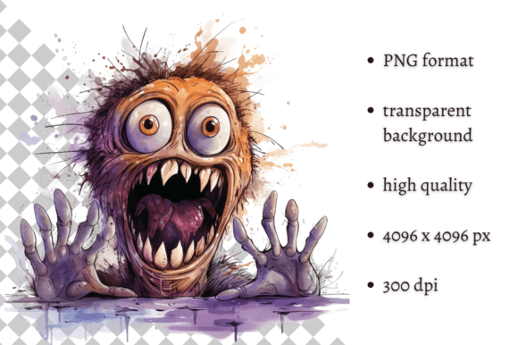 Download Purple Halloween Zombie PNG Clipart - Zombie Collection